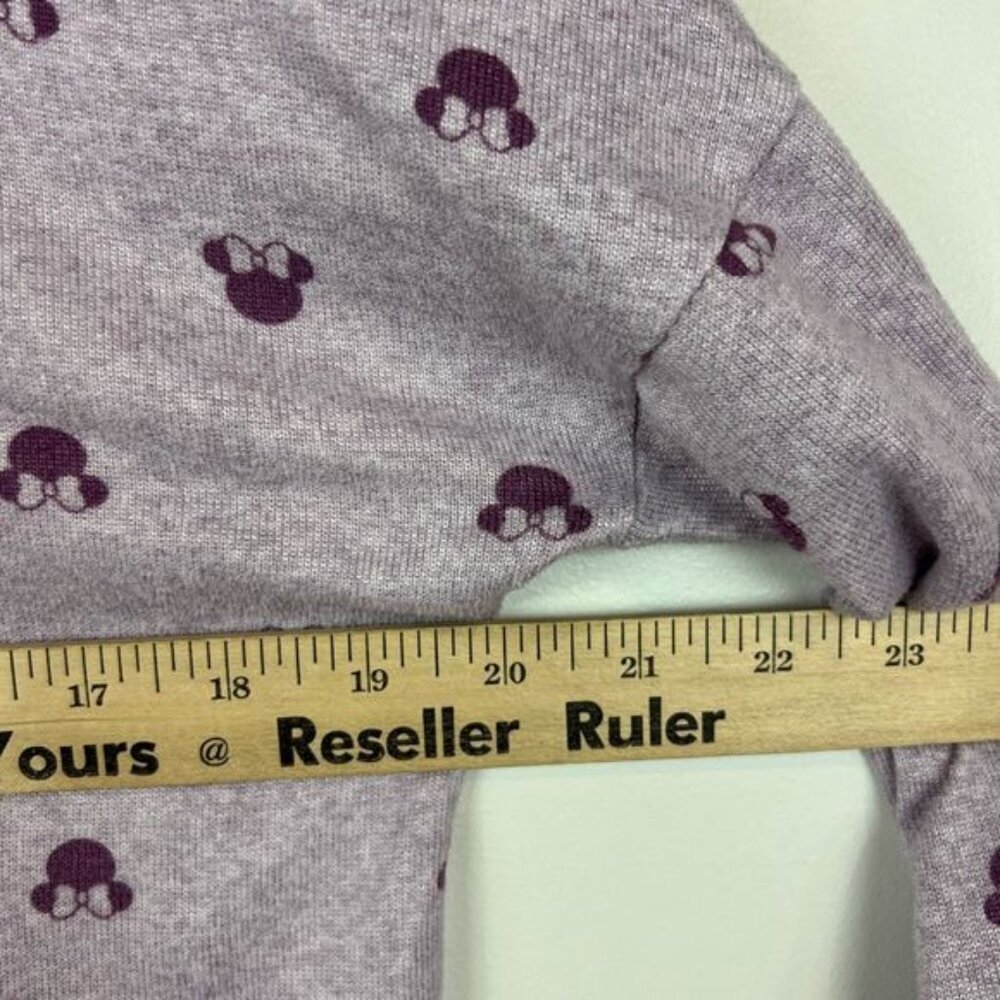 Disney Women's Small Purple Minnie Mouse Sleepwear Loungewear Set Long Sleeve - Picture 8 of 11